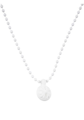 Chrome Hearts Ball Crossball 'White' necklace