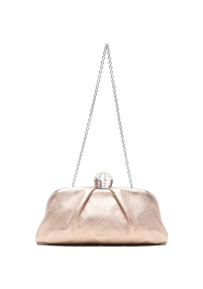 Aquazzura Tequila chain-strap clutch bag - Gold