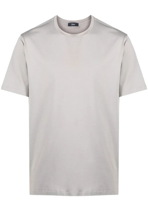 Herno short-sleeve cotton T-shirt - Grey