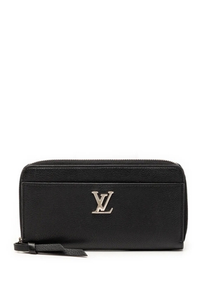 Louis Vuitton Pre-Owned 2018 Leather Lockme Zippy Wallet long wallets - Black