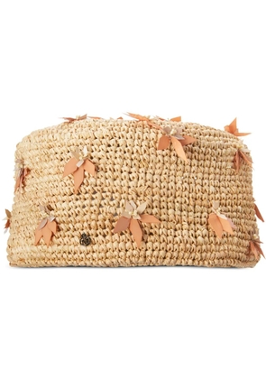 Maison Michel Marina hat - Brown