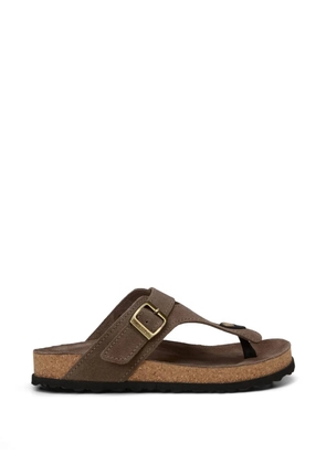 Marc O'Polo buckle suede sandals - Brown
