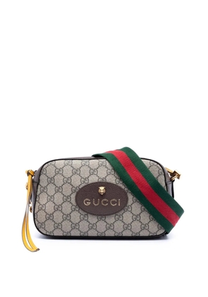 Gucci Pre-Owned 2016-2025 GG Supreme Web Neo Vintage crossbody bag - Neutrals