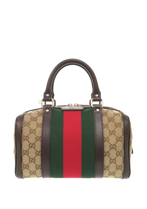 Gucci Pre-Owned 2000-2015 Small GG Canvas Web Joy Boston Bag satchel - Neutrals