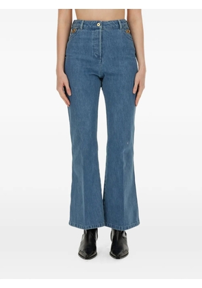 Patou belt-loop buttoned jeans - Blue