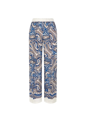 P.A.R.O.S.H. paisley-print trousers - Blue