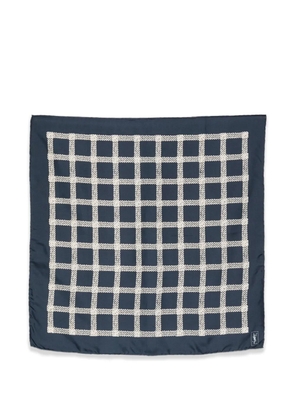 Saint Laurent Pre-Owned 1990s printed scarf - Blue