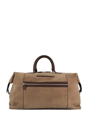 Kiton suede holdall - Neutrals