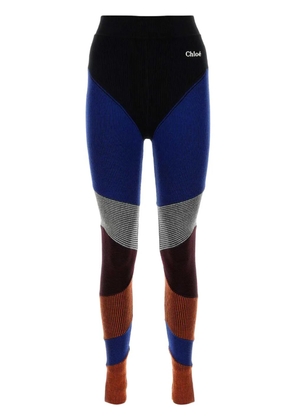 Chloé high-waisted leggings - Blue