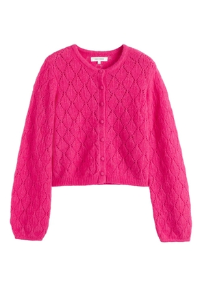 Chinti & Parker diamond-pattern cardigan - Pink