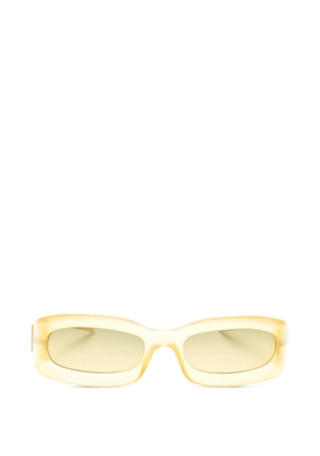 Fendi Pre-Owned 2000s rectangle-frame sunglasses - Yellow