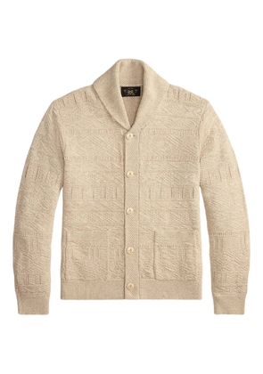 Ralph Lauren RRL shawl-collar button cardigan - Neutrals