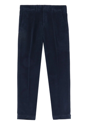 Fay stretch-cotton cropped trousers - Blue