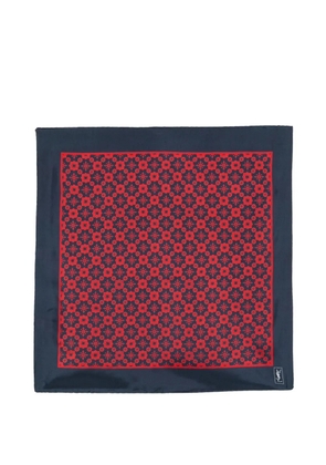 Saint Laurent Pre-Owned 1990s silk scarf - Blue