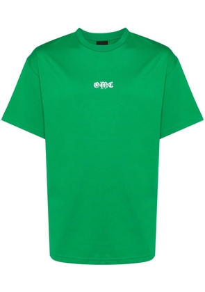 Omc logo-print T-shirt - Green