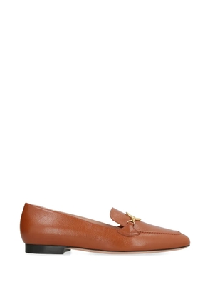 Bally Daily Emblem leather loafers - Brown