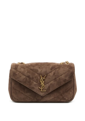 Saint Laurent small Loulou cross body bag - Brown