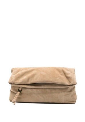 Tela fold over clutch - Neutrals