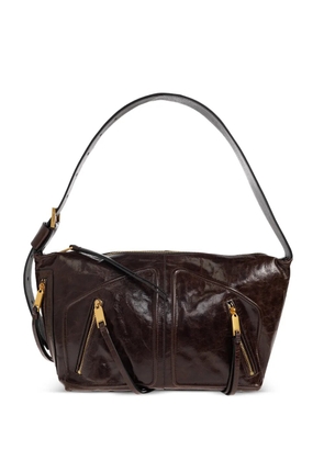 AllSaints Jean Rey leather shoulder bag - Brown