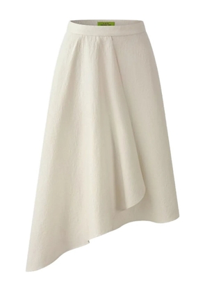 Shanghai Tang textured-fabric skirt - White