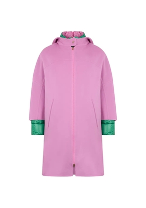 Herno zip-up hooded coat - Pink