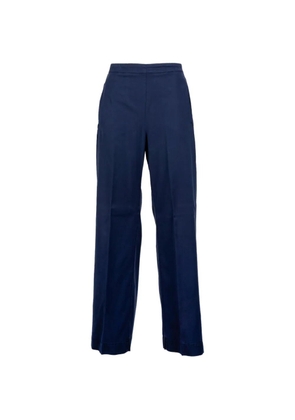 Via Masini 80 straight-leg trousers - Blue