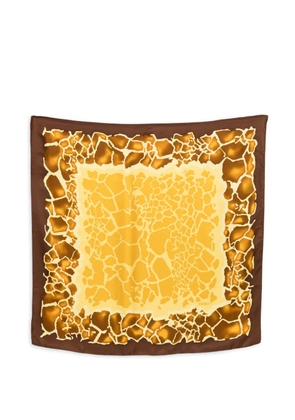 Versace Pre-Owned 1990s graphic scarf - Brown