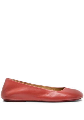Marsèll Bama square-toe ballet flats - Red