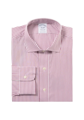 Brooks Brothers spread-collar striped shirt - Pink
