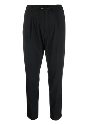 Herno Ultralight drawstring tapered trousers - Black