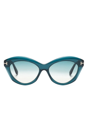 TOM FORD Eyewear Toni cat-eye sunglasses - Blue