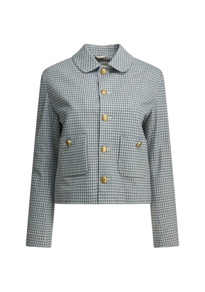 Circolo 1901 checked button jacket - Blue