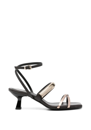 Donnarì metallic-strap sandals - Black