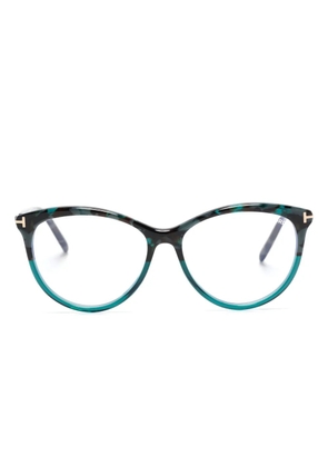 TOM FORD Eyewear cat-eye frame glasses - Blue