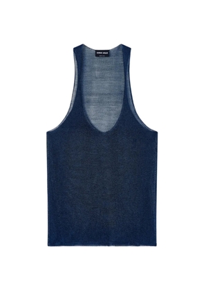 Emporio Armani V-neck top - Blue