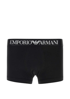 Emporio Armani logo-waistband boxers - Black