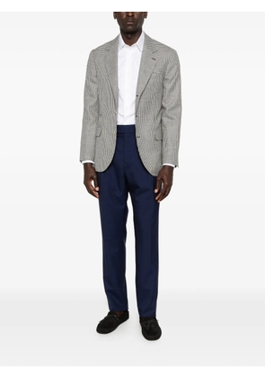 Brunello Cucinelli pleated buckle trousers - Blue