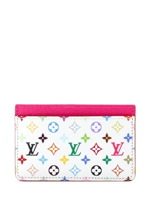 Louis Vuitton Pre-Owned x Takashi Murakami Monogram Multicolor with Leather card holder - Pink