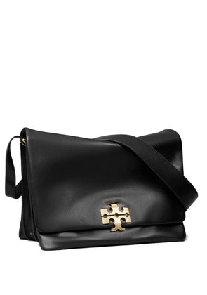 Tory Burch logo Charlie shoulder bag - Black