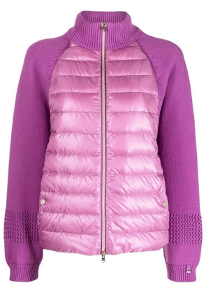 Herno padded zip-up down jacket - Purple