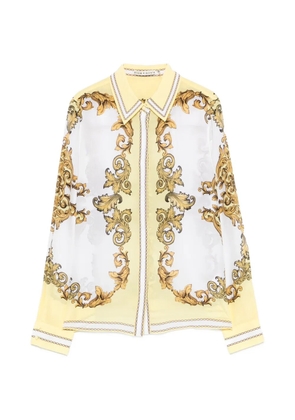 alice + olivia graphic-print shirt - Yellow