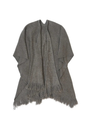 NORLHA split fringed cape - Grey