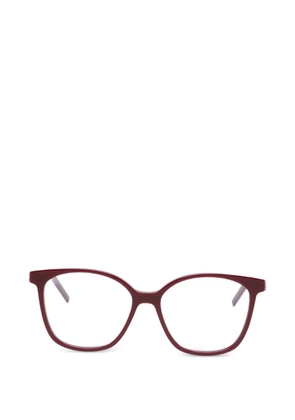 Saint Laurent Eyewear geometric-frames glasses - Red