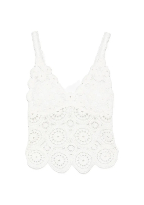 PHILIA LOFT V-neck top - White