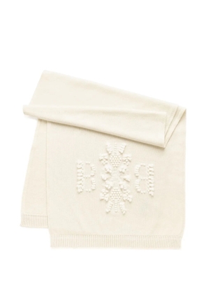 Barrie 3d-logo cashmere scarf - Neutrals