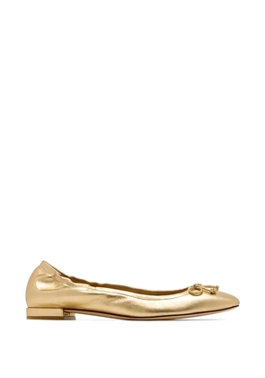 Stuart Weitzman Bria bow ballet flat - Gold