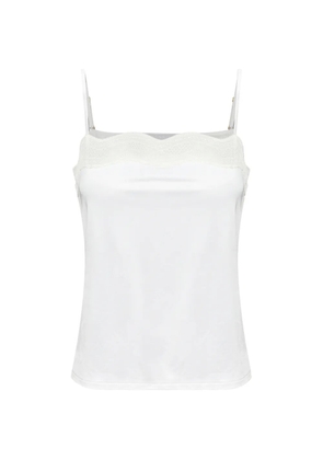 Hanro spaghetti-strap top - White
