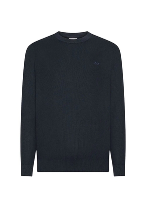 Sun68 crewneck logo sweater - Blue