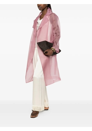 Antonelli Valmorea belted coat - Pink