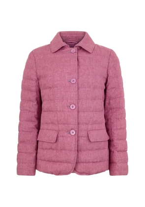 Herno quilted button-fastening jacket - Pink